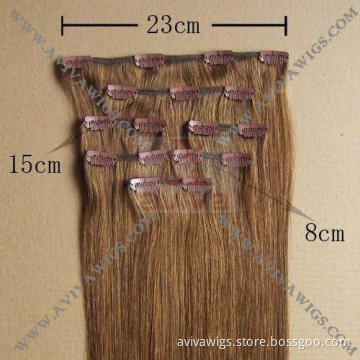 Clip in Human Hair Extension (AV-SH03)